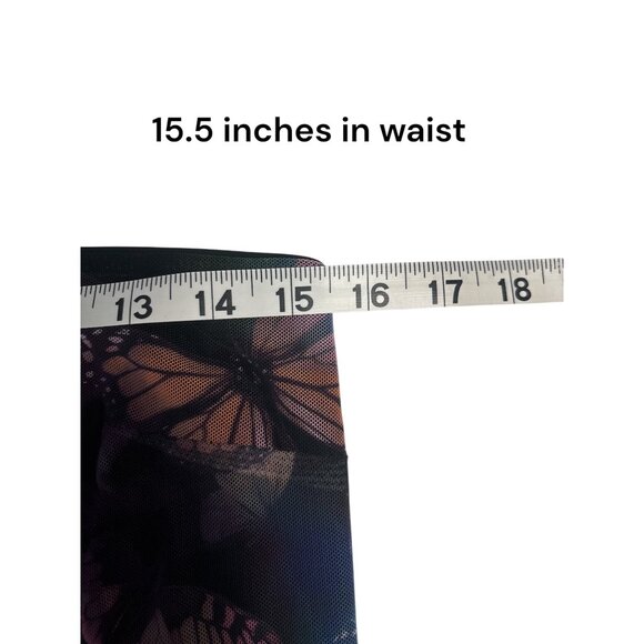 Y2K Butterfly Print Maxi Skirt With Side Slit By Justify - Picture 6 of 10